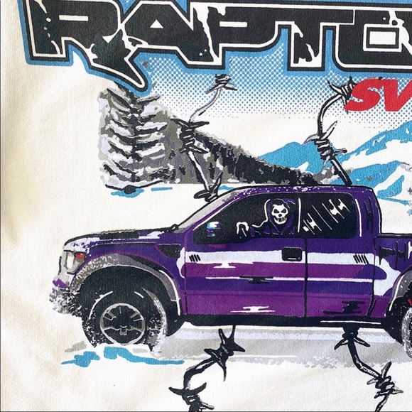 BNWT Warren LotasRaptors White Hoodie